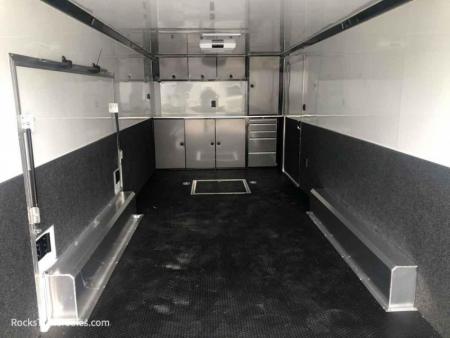 New 2023 ATC 24 FT QUEST ENCLOSED CAR HAULER WITH ESCAPE DOOR AND AC