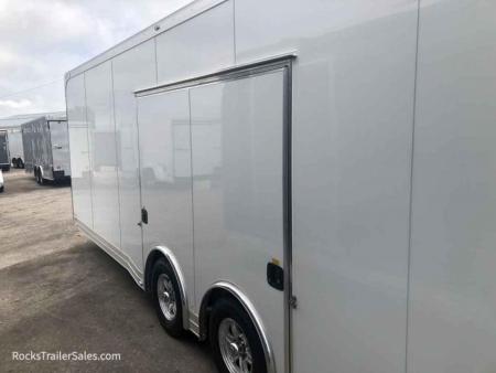 New 2023 ATC 24 FT QUEST ENCLOSED CAR HAULER WITH ESCAPE DOOR AND AC