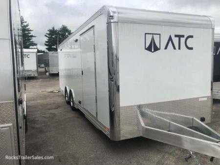 New 2023 ATC 24 FT QUEST ENCLOSED CAR HAULER WITH ESCAPE DOOR AND AC