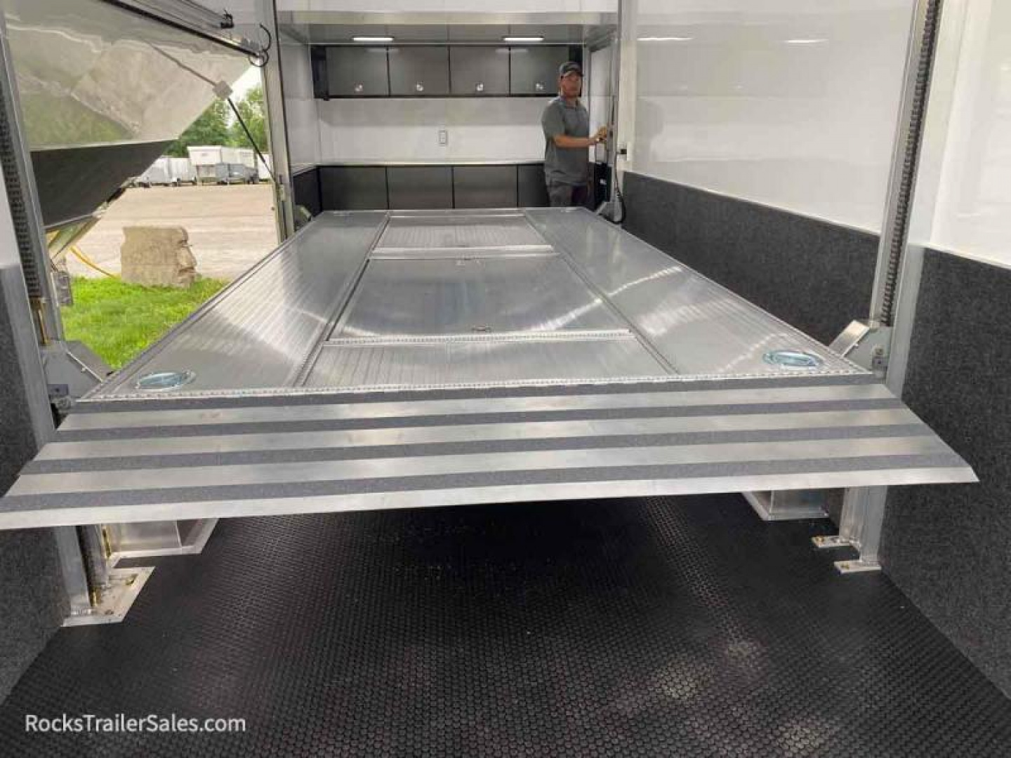 New 2024 ATC ROM 24 FT ENCLOSED STACKER TRAILER WITH ESCAPE DOOR