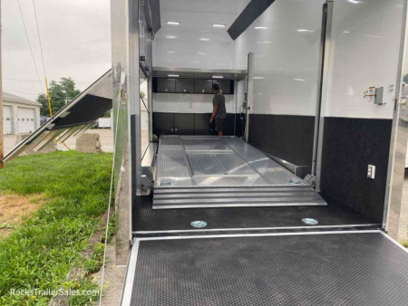 New 2024 ATC ROM 24 FT ENCLOSED STACKER TRAILER WITH ESCAPE DOOR