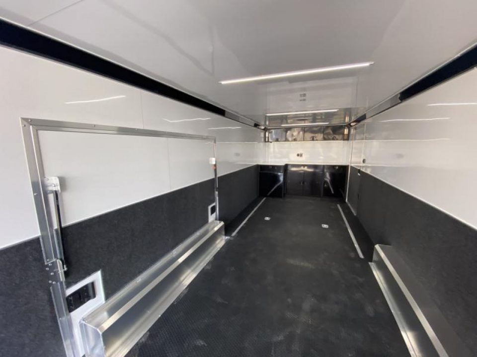 New 2025 ATC ROM 400 28 FT CAR HAULER WITH ESCAPE DOOR