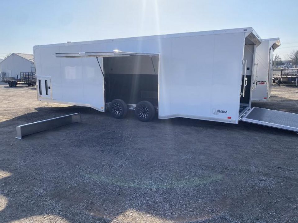 New 2025 ATC ROM 400 28 FT CAR HAULER WITH ESCAPE DOOR