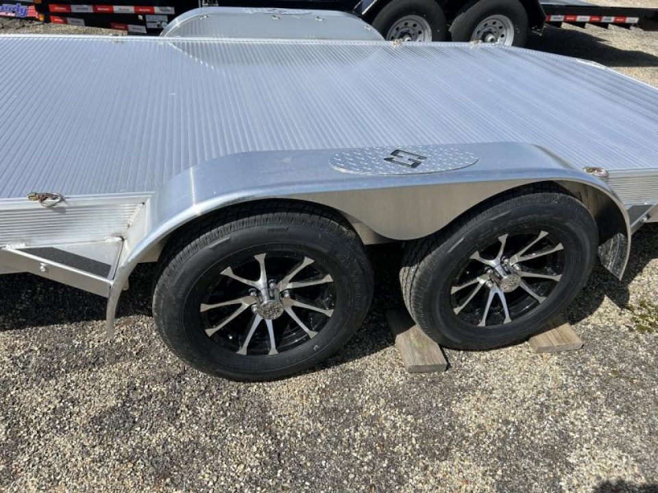 New 2024 Sport Haven 7 X 18 FT ALL ALUMINUM CAR HAULER 7K GVWR