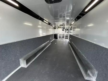 New 2026 Haulmark 32 FT EDGE RACE TRAILER TURBO PACKAGE BLACK OUT TRIM AC UNIT