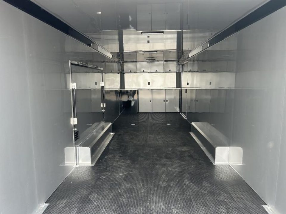 New 2023 ATC 8.5 X 28 FT CAR HAULER ROM500 WITH BLACK OUT KIT