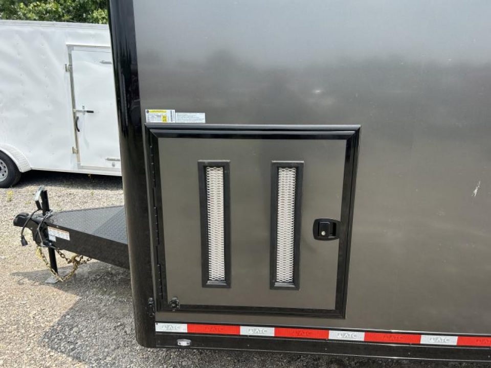 New 2023 ATC 8.5 X 28 FT CAR HAULER ROM500 WITH BLACK OUT KIT