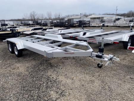New 2025 Trailex CT-8055EB ALL ALUMINUM OPEN CAR TRAILER 6' 8  X 16 FT