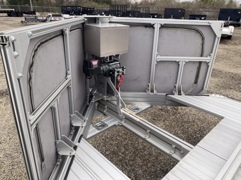 Used 2019 Trailex USED ALUMINUM TRAILEX TRAILER WITH ROCK GUARD AND WINCH