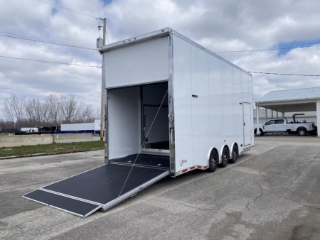 New 2025 ATC ROM 800 28 FT ALUMINUM STACKER TRAILER WITH ESCAPE DOOR ...