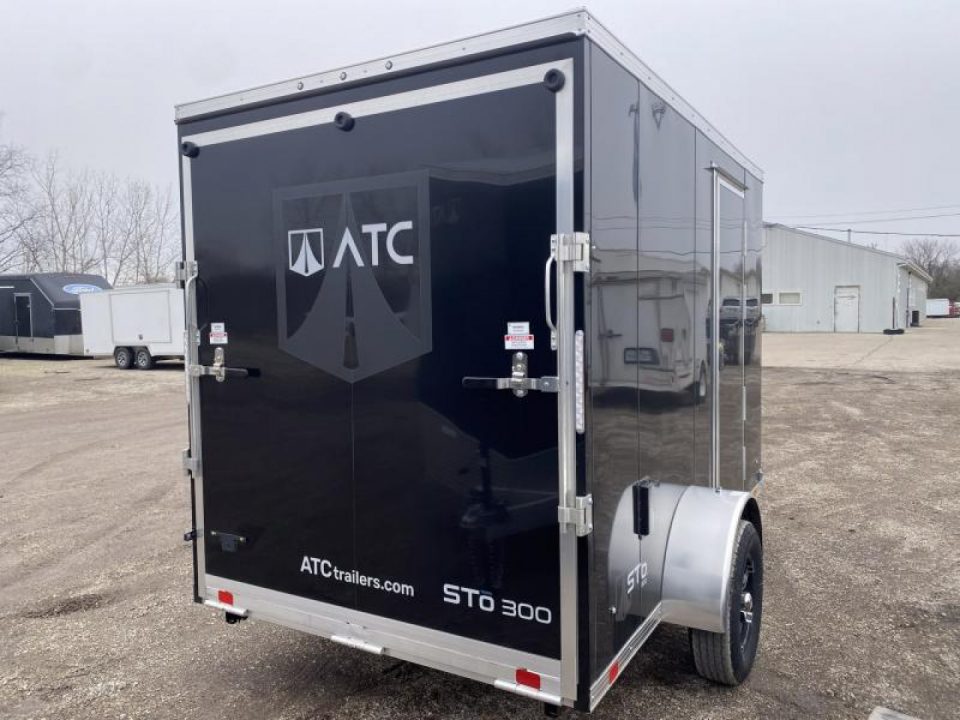 New 2025 ATC 6 X 10 FT STO 300 ENCLOSED CARGO RAMP DOOR 6 FT 6 IN INTERIOR