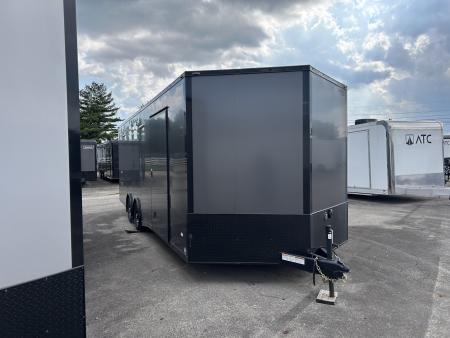 New 2025 Bravo Trailers 24 FT SCOUT PERFORMANCE ENCLOSED CAR HAULER WITH RAMP DOOR 10K GVWR *FACTORY CLOSE OUT*