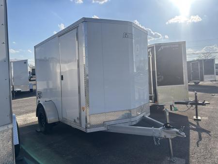 New 2025 E-Z Hauler 6 X 10 FT XLT ALUMINUM FRAME CARGO TRAILER RAMP DOOR 6 FT 6 IN INT