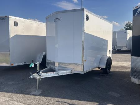 New 2025 E-Z Hauler 6 X 10 FT XLT ALUMINUM FRAME CARGO TRAILER RAMP DOOR 6 FT 6 IN INT