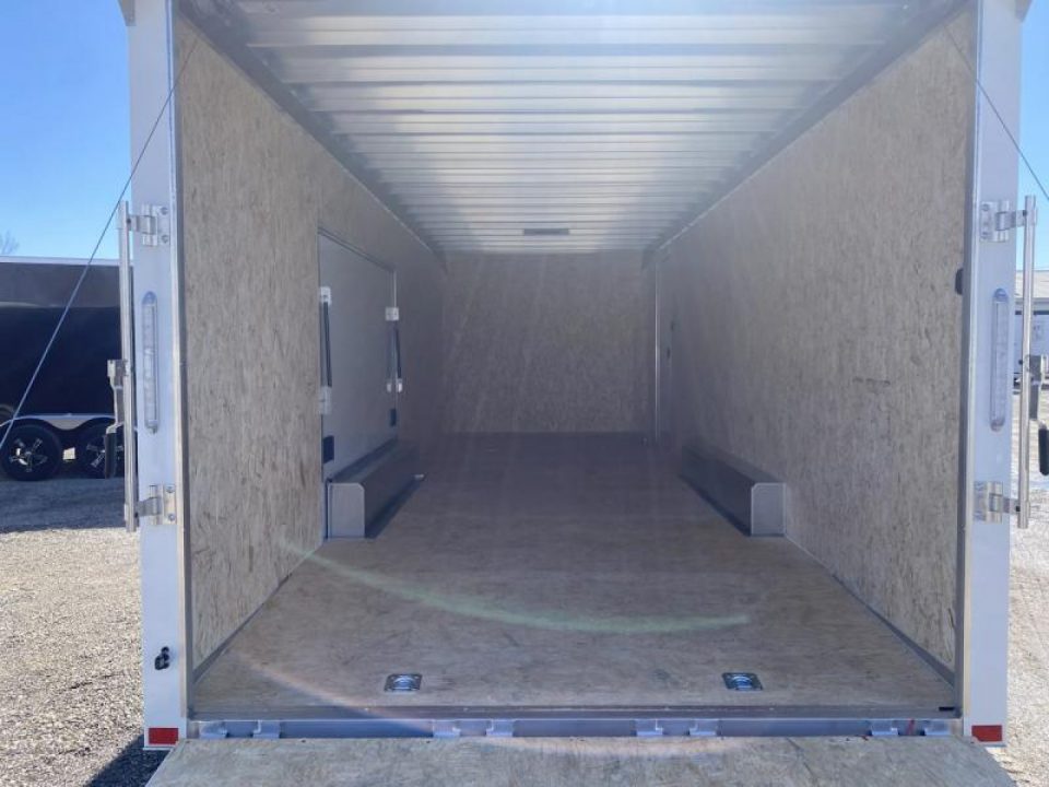 New 2025 ATC 24 FT ROM 400 ALUMINUM ENCLOSED CAR HAULER PREMIUM ESCAPE DOOR