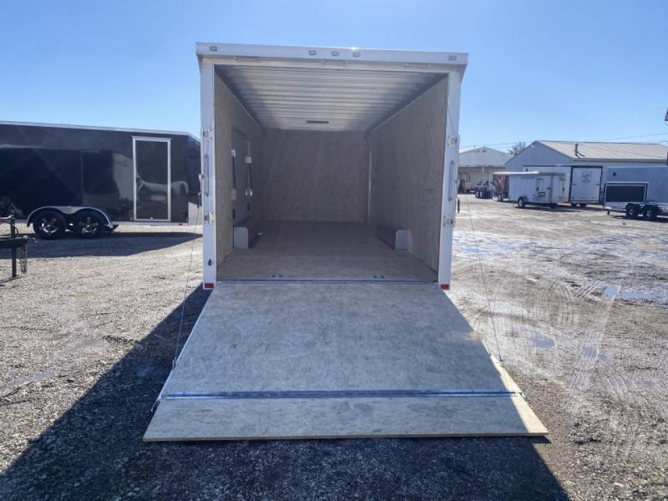 New 2025 ATC 24 FT ROM 400 ALUMINUM ENCLOSED CAR HAULER PREMIUM ESCAPE DOOR