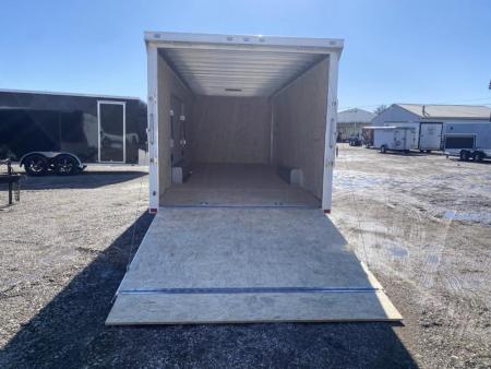 New 2025 ATC 24 FT ROM 400 ALUMINUM ENCLOSED CAR HAULER PREMIUM ESCAPE DOOR