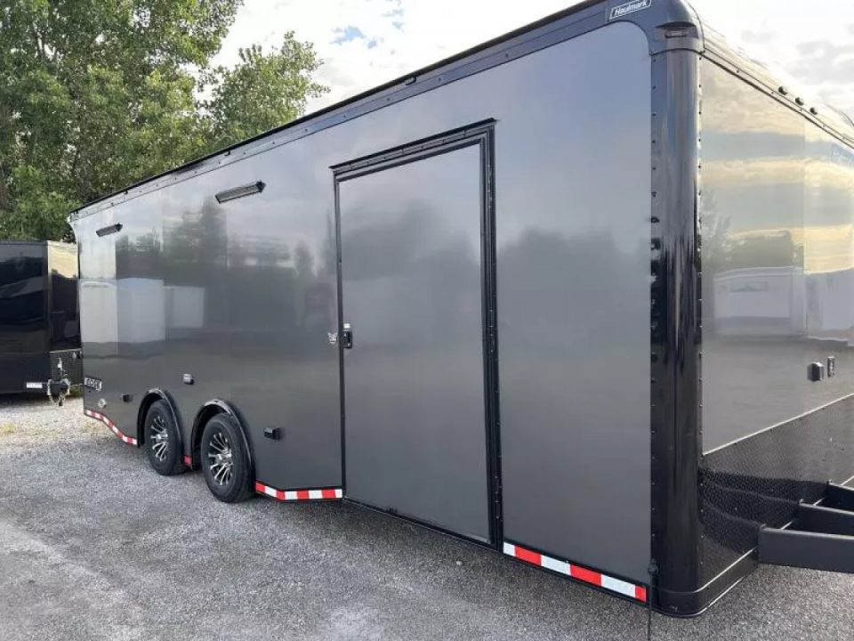 New 2026 Haulmark 24 FT EDGE ENCLOSED RACE TRAILER WITH BLACK OUT PACKAGE 7 FT 4 IN INTERIOR HEIGHT