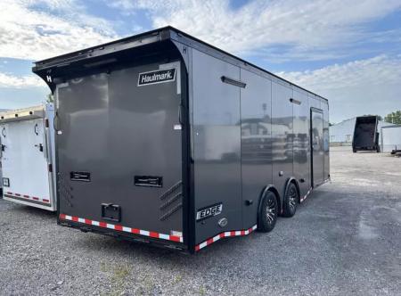 New 2026 Haulmark 24 FT EDGE ENCLOSED RACE TRAILER WITH BLACK OUT PACKAGE 7 FT 4 IN INTERIOR HEIGHT