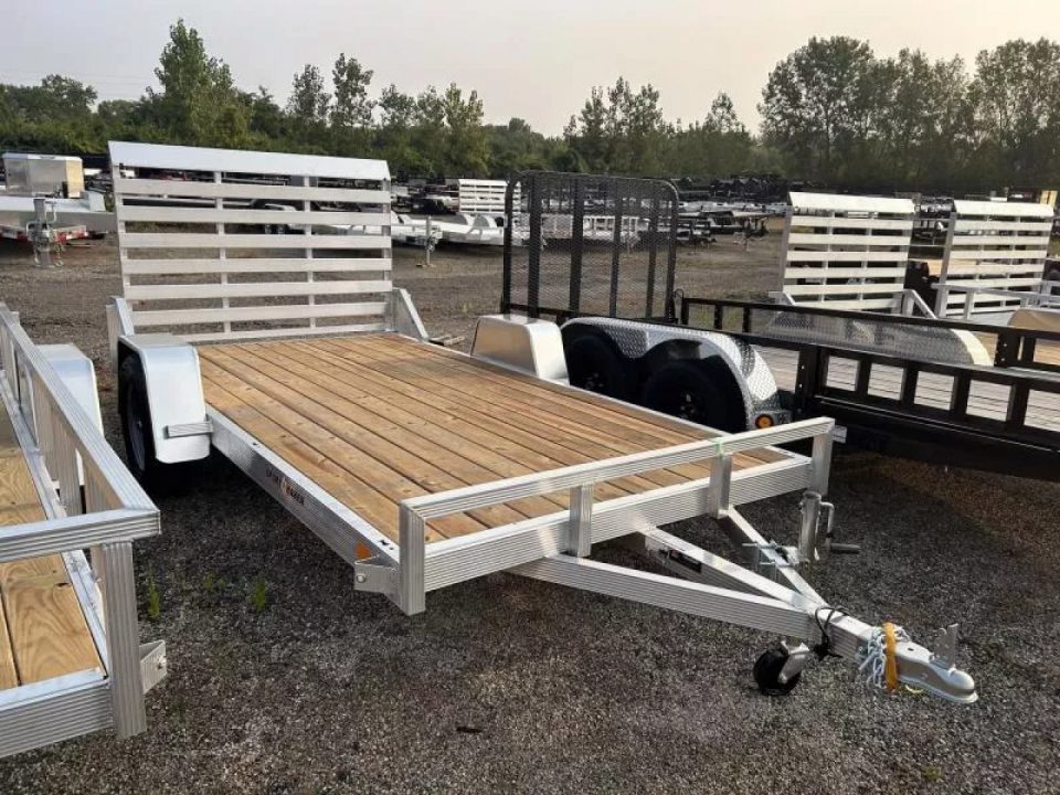 New 2026 Sport Haven 6 X 12 FT ALUMINUM UTILITY TRAILER WOOD DECK NO SIDE RAIL