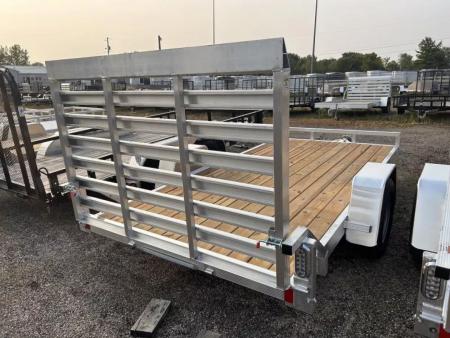 New 2026 Sport Haven 6 X 12 FT ALUMINUM UTILITY TRAILER WOOD DECK NO SIDE RAIL