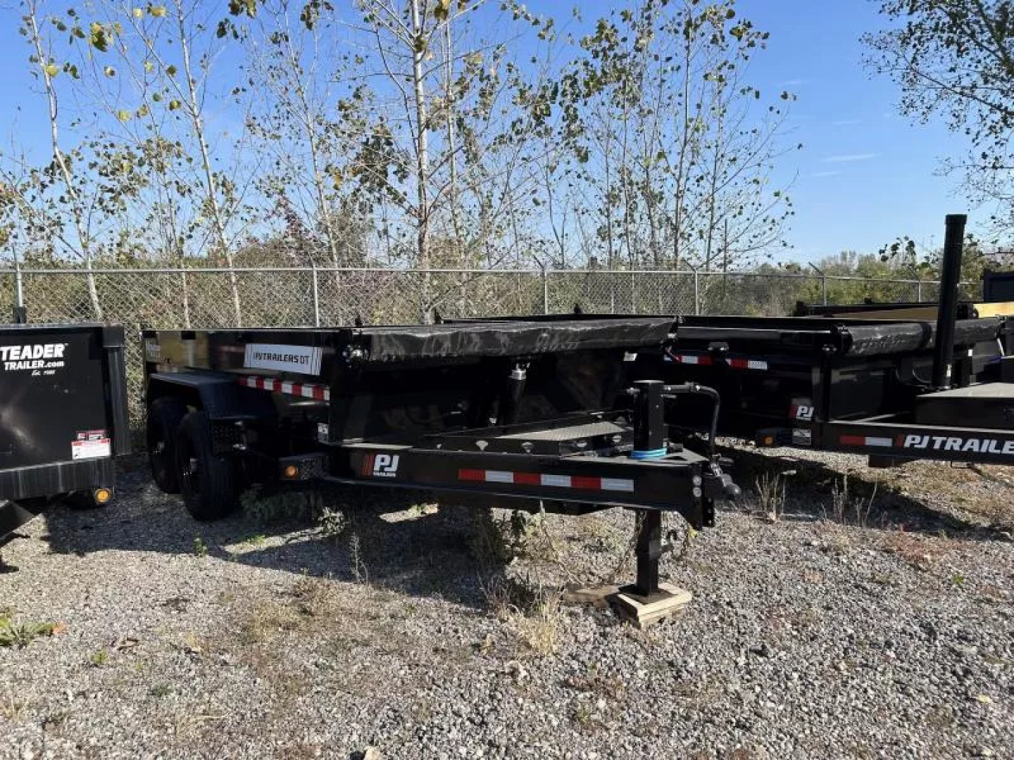 New 2026 PJ Trailers 7 X 14 FT LOW PRO TELESCOPIC DUMP TRAILER 15K GVWR