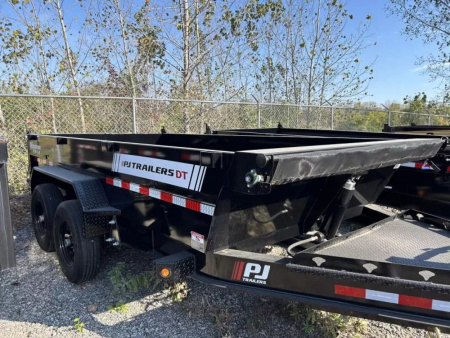 New 2026 PJ Trailers 7 X 14 FT LOW PRO TELESCOPIC DUMP TRAILER 15K GVWR