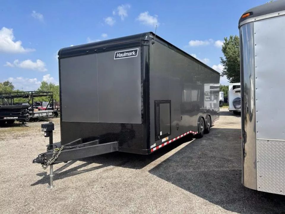 New 2026 Haulmark 28 FT EDGE RACE TRAILER TURBO II PACKAGE BLACK OUT TRIM