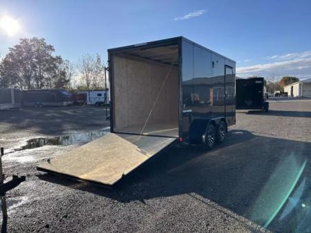 New 2026 Formula Trailers 7 X 14 FT TRAVERSE ENCLOSED CARGO TRAILER BLACK OUT PKG RAMP DOOR 7 FT INTERIOR HEIGHT