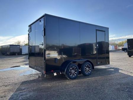 New 2026 Formula Trailers 7 X 14 FT TRAVERSE ENCLOSED CARGO TRAILER BLACK OUT PKG RAMP DOOR 7 FT INTERIOR HEIGHT