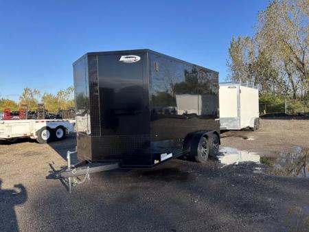 New 2026 Formula Trailers 7 X 14 FT TRAVERSE ENCLOSED CARGO TRAILER BLACK OUT PKG RAMP DOOR 7 FT INTERIOR HEIGHT