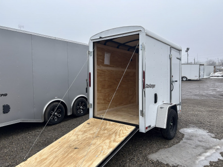 New 2026 Homesteader Trailer 5 X 8 FT CHALLENGER ROUND FRONT ENCLOSED CARGO TRAILER RAMP DOOR