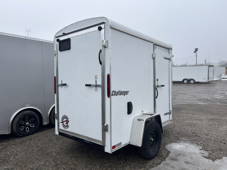 New 2026 Homesteader Trailer 5 X 8 FT CHALLENGER ROUND FRONT ENCLOSED CARGO TRAILER RAMP DOOR