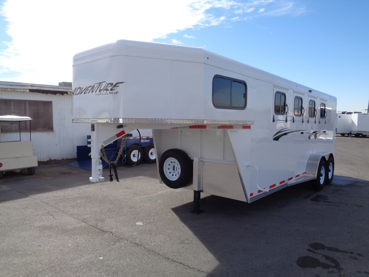New 2026 Trails West ADVENTURE MX GN 4H Horse Trailer