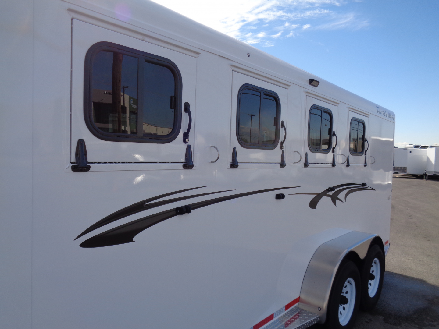 New 2026 Trails West ADVENTURE MX GN 4H Horse Trailer