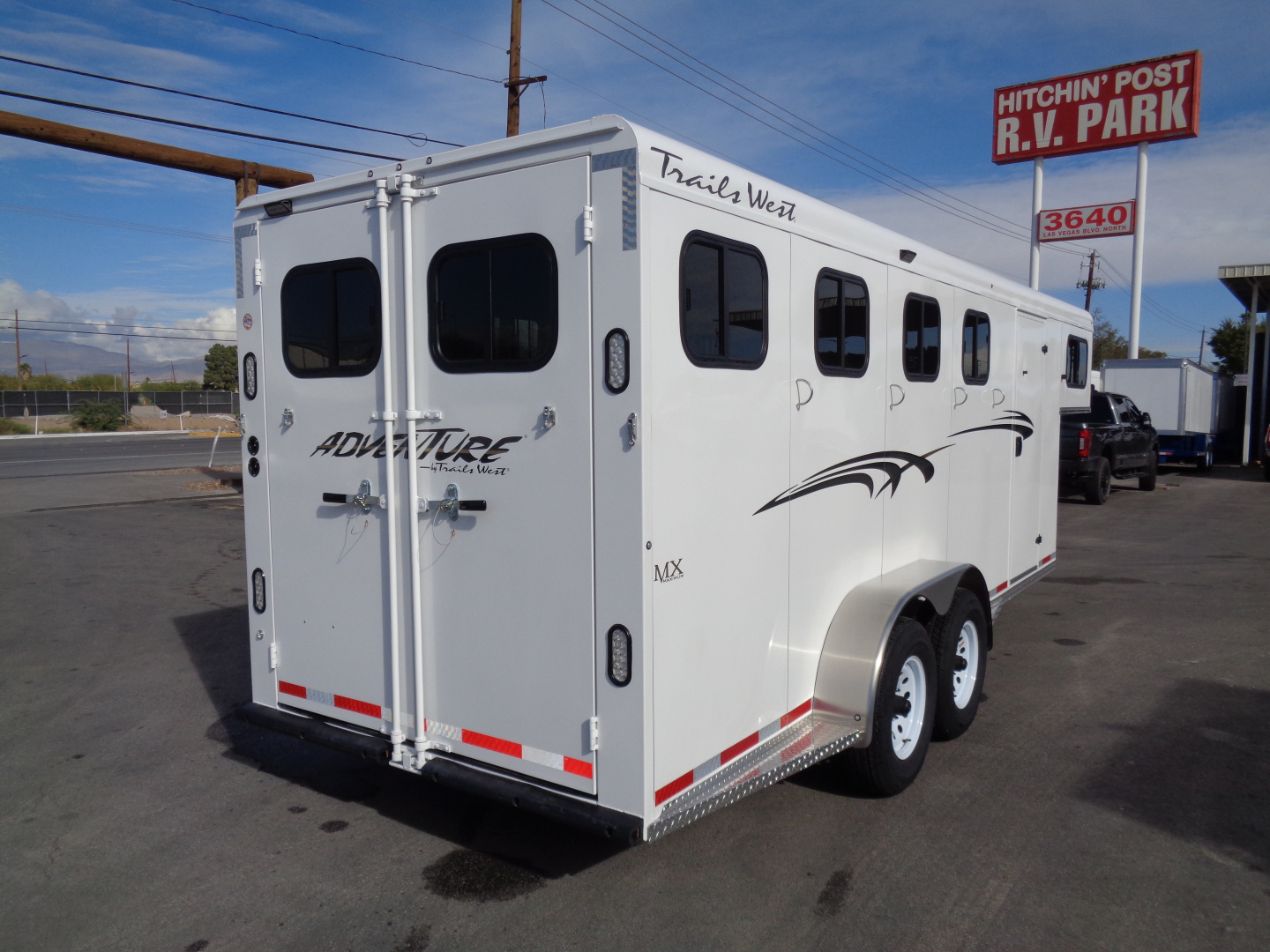 New 2026 Trails West ADVENTURE MX GN 4H Horse Trailer