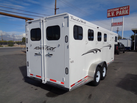 New 2026 Trails West ADVENTURE MX GN 4H Horse Trailer