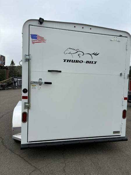 New 2 HORSE SLANT 2026 INSTANT REBATE Thuro-Bilt Wrangler 2H TRAILER