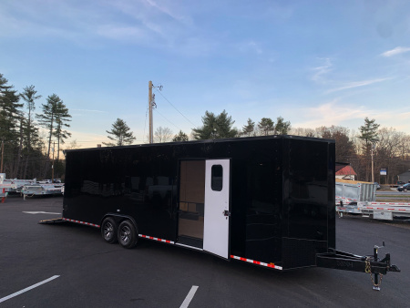 New 2026 SPARTAN 8.5X28 + 2ft V nose/ 7'6  Int Height / Polycore/ Big Package/ Blackout Package- 14,000gvw