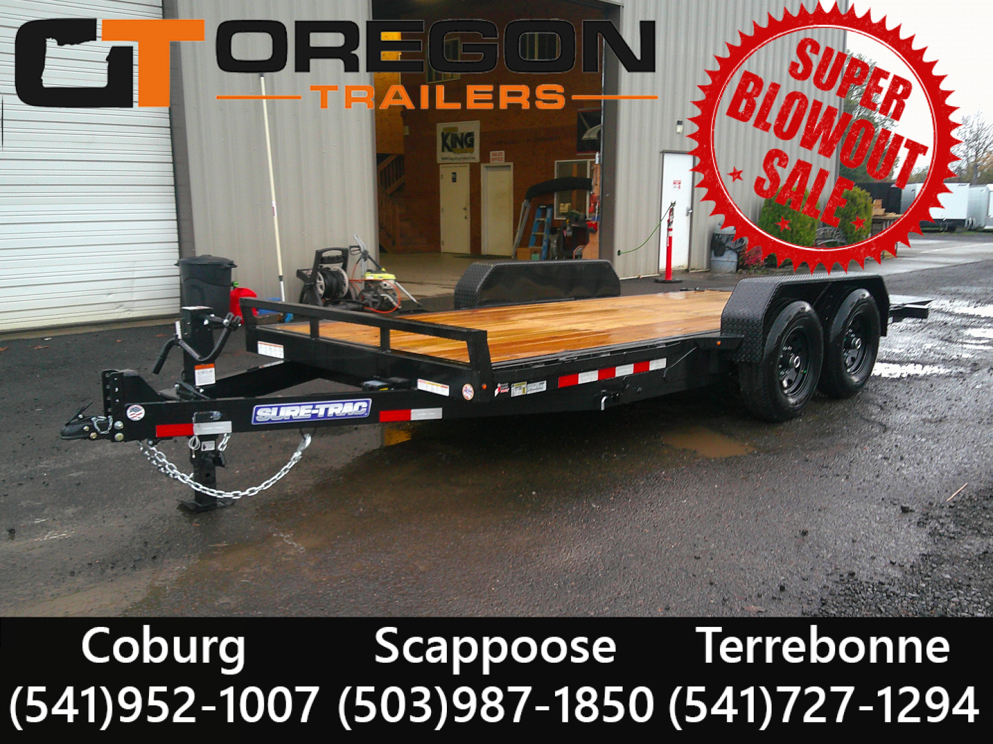 New 2026 Sure-Trac 7x18 Equipment Trailer