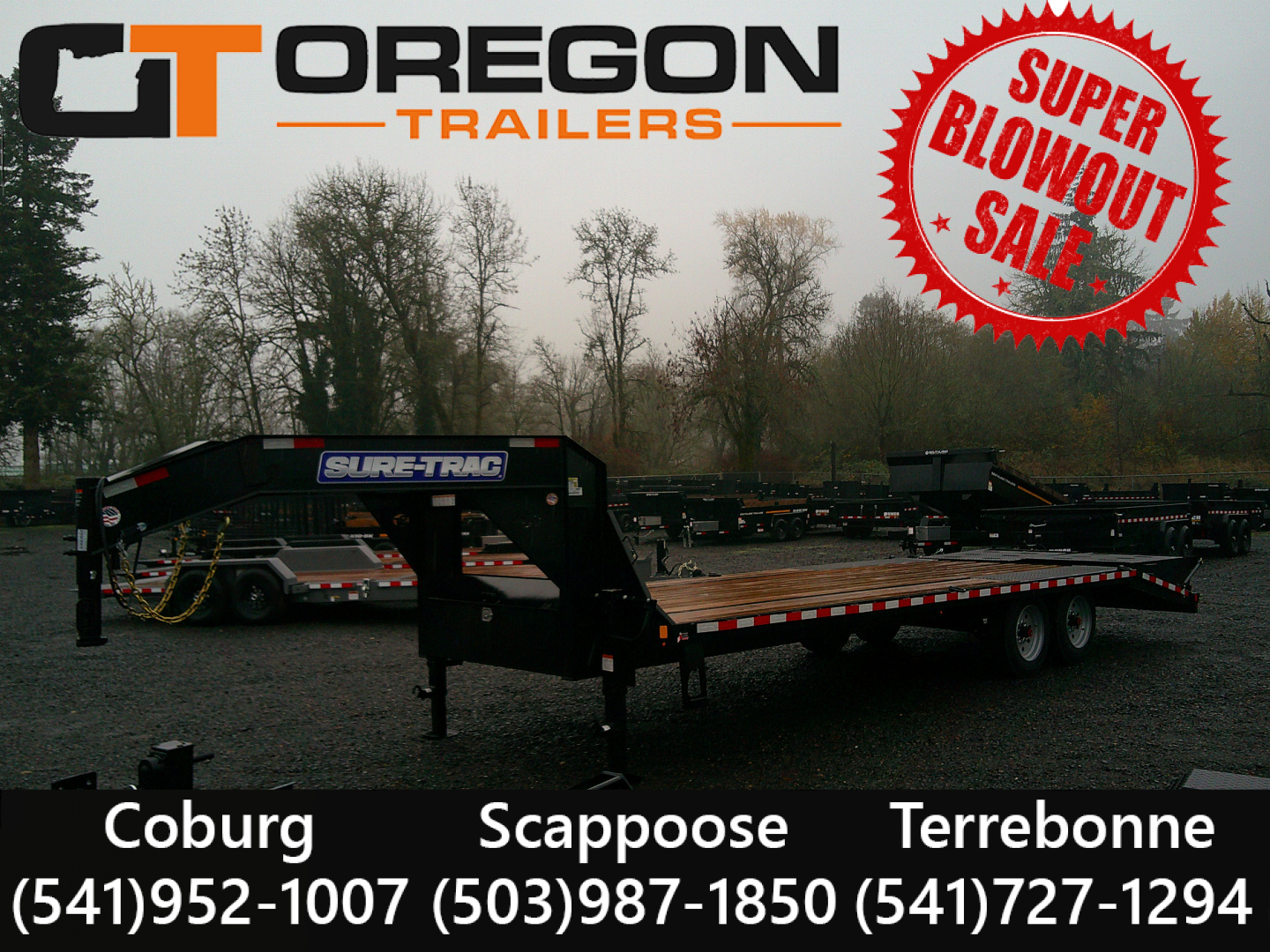 New 2026 Sure-Trac 8.5X25 17.6K Gooseneck Deck Over