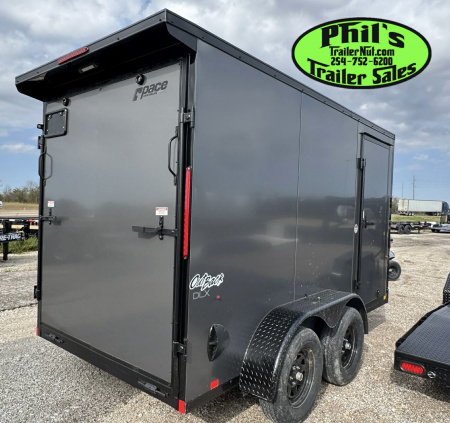 New Pace American 6X12 UPGRADED .080 EXTERIOR & REAR WING Cargo / Enclosed Trailer