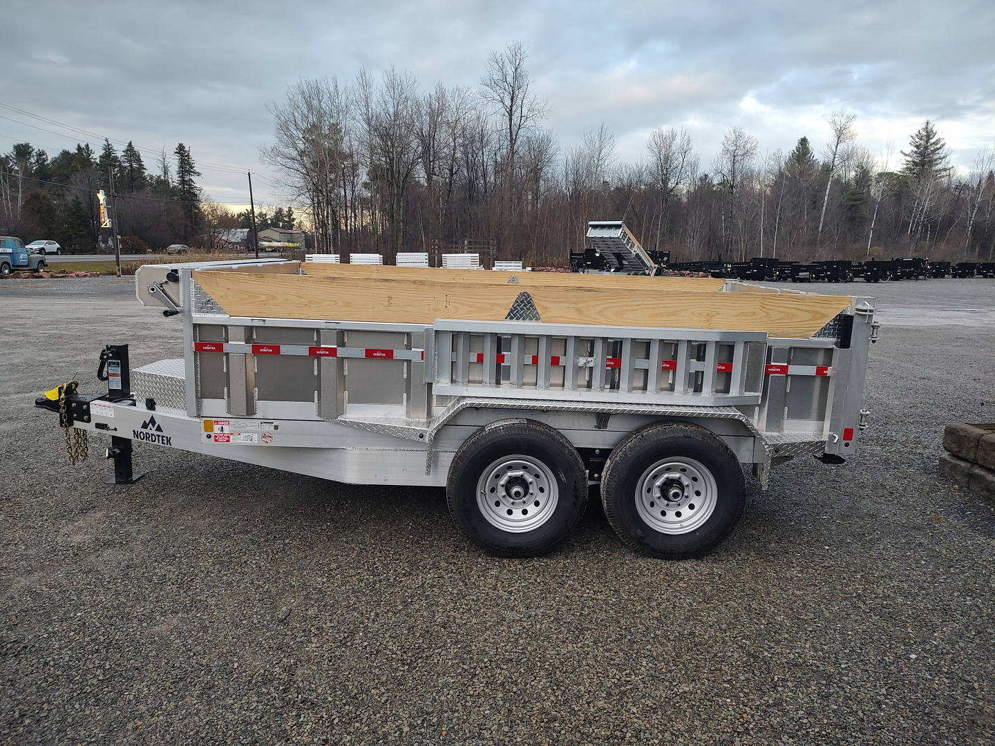 New 2026 Nordtek DT82X12-14K Aluminum Dump Trailer