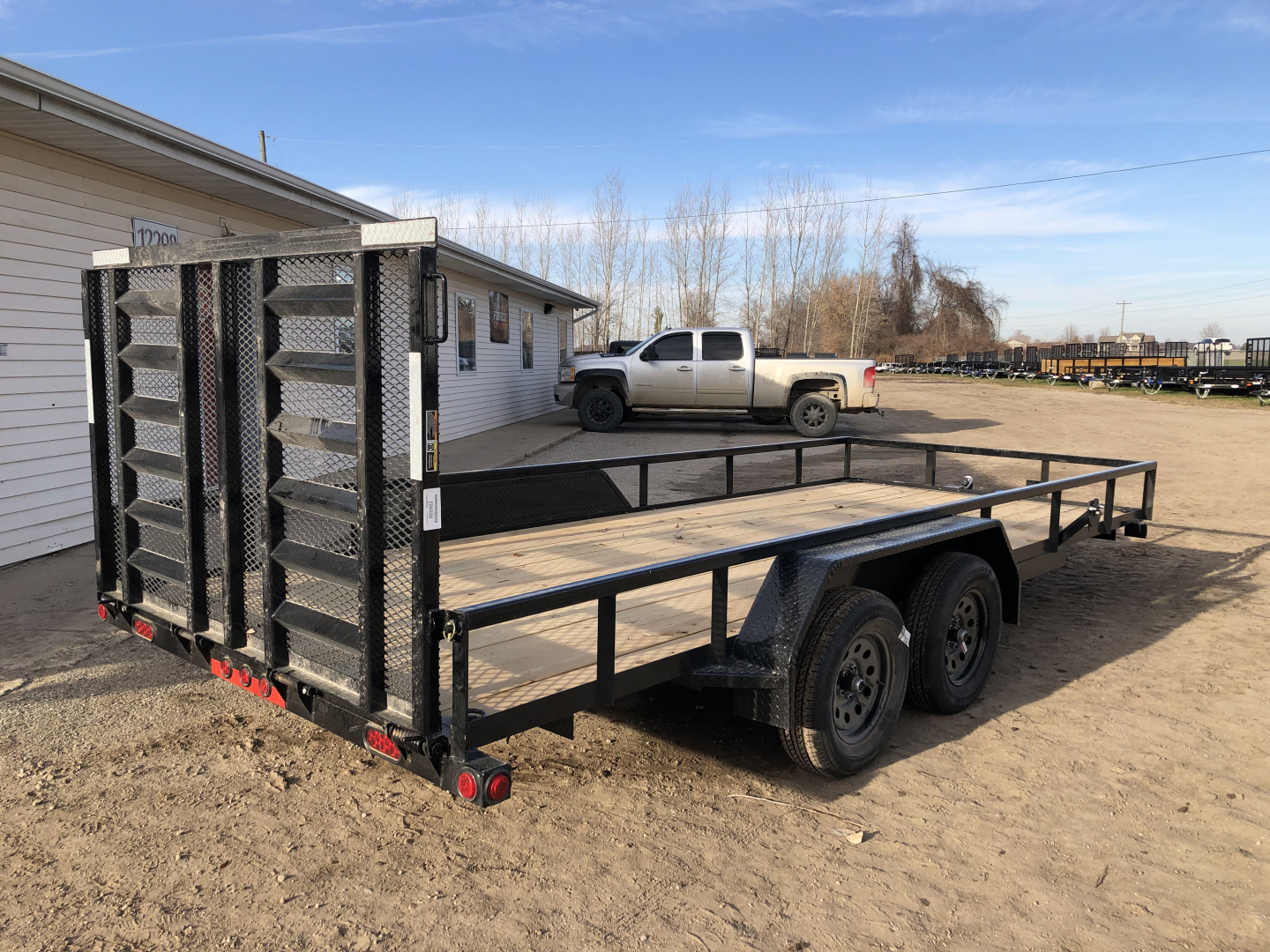 New 2026 Load Trail 83X18 W/ HD GATE Landscape Trailer