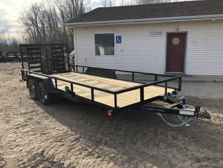 New 2026 Load Trail 83X18 W/ HD GATE Landscape Trailer
