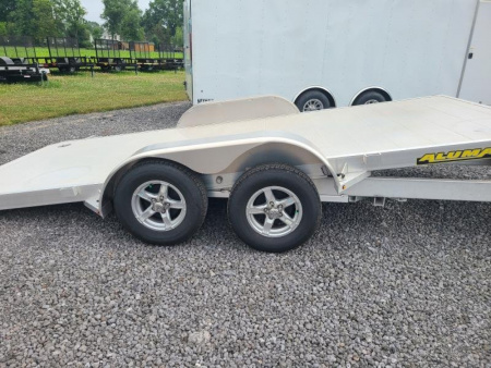 New 2026 Aluma 8216TILT-TA-EL-RTD Tilt Hauler Car / Racing Trailer