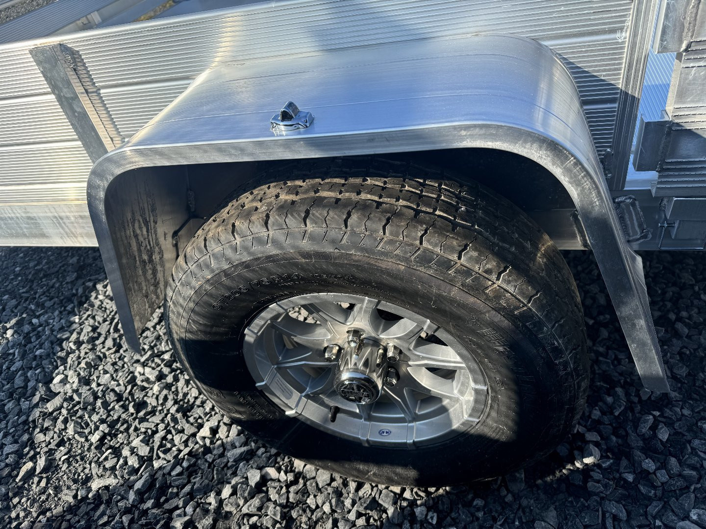 New 2026 Aluma 8112SR 2 Place ATV BiFold Gate Side Ramp ATV Trailer