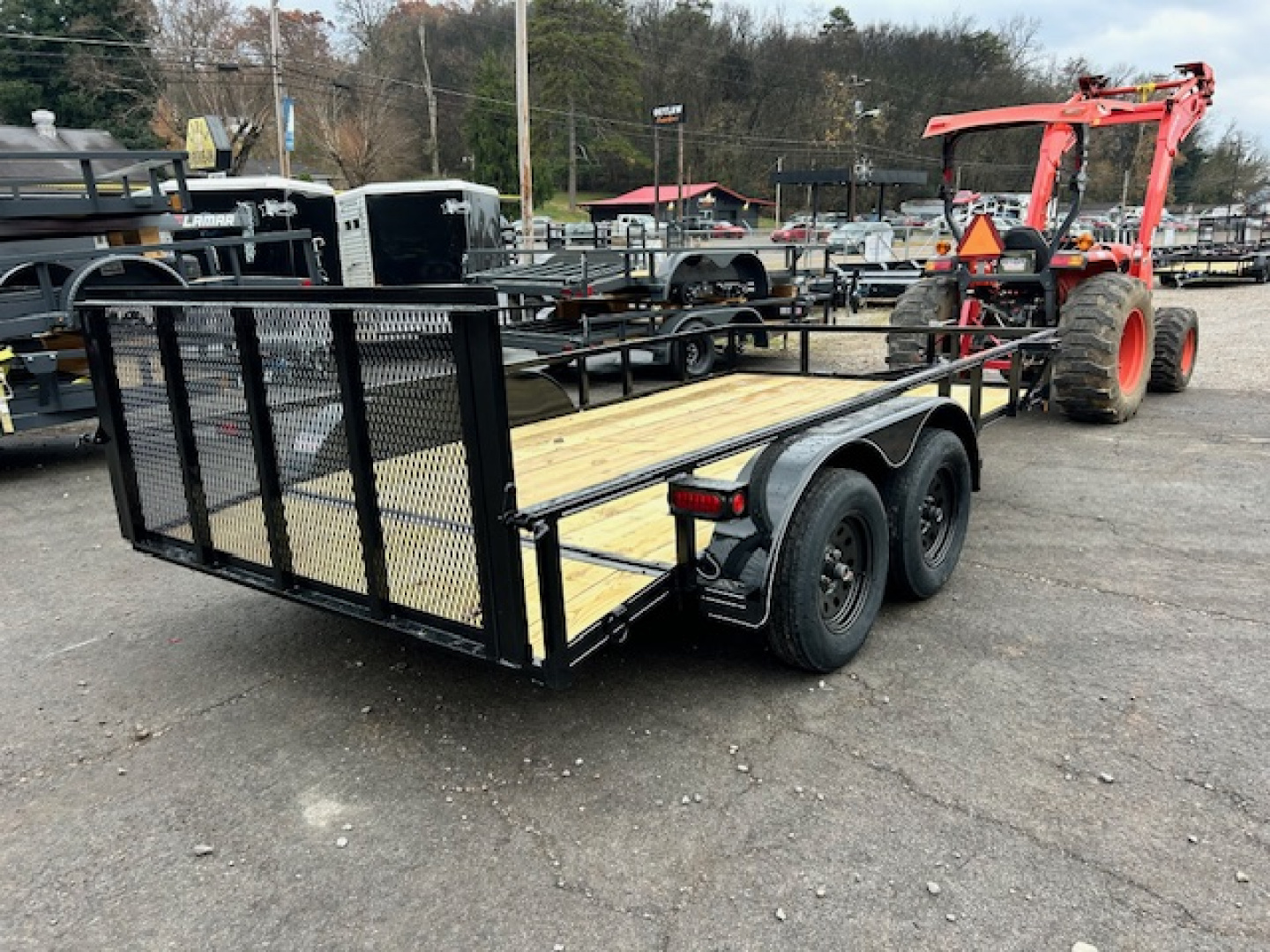 New 2026 Outlaw Trailers 7x14 7k Utility Trailer