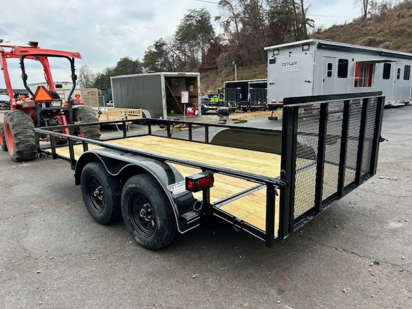 New 2026 Outlaw Trailers 7x14 7k Utility Trailer