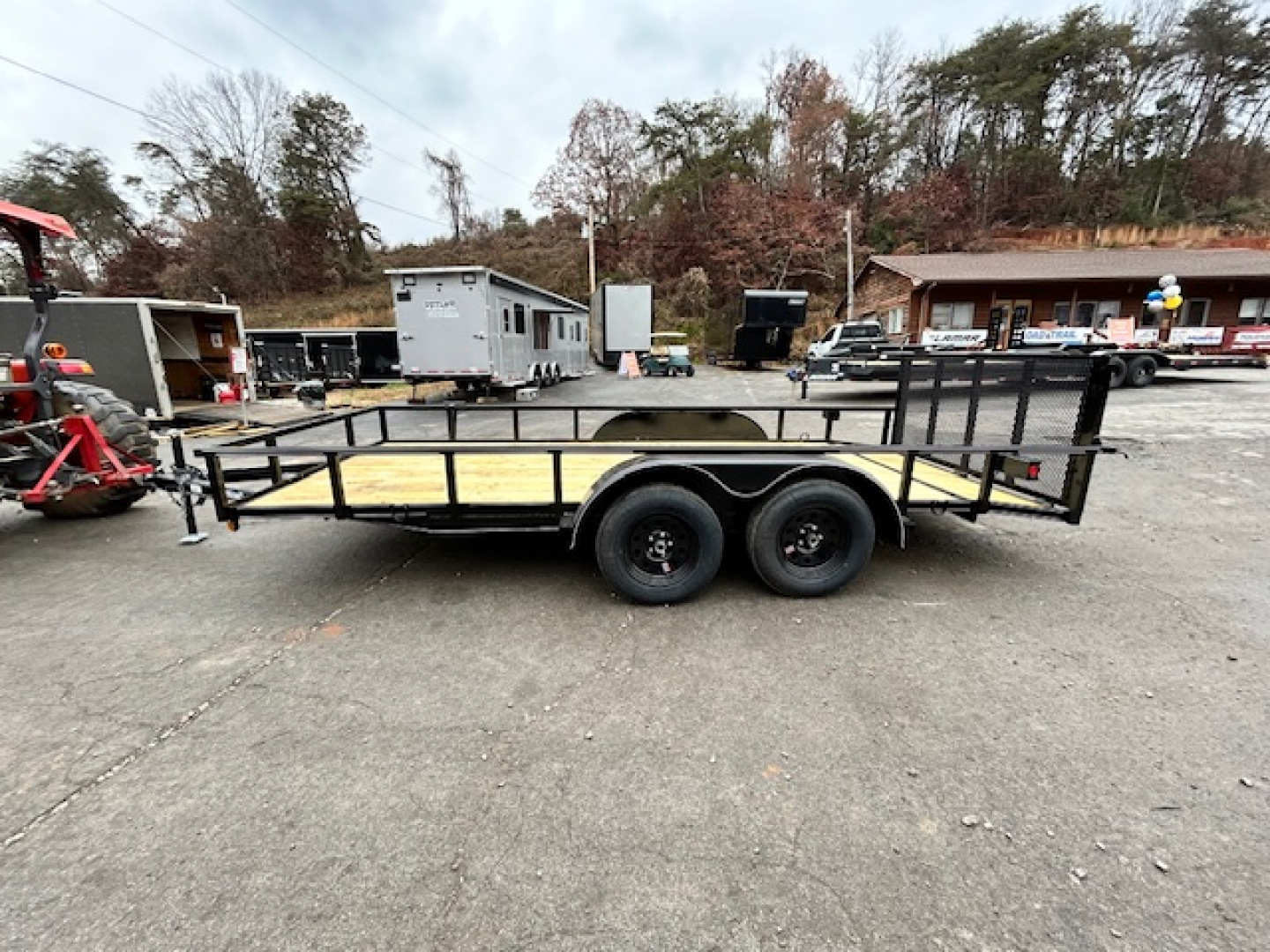 New 2026 Outlaw Trailers 7x16 7k Utility Trailer
